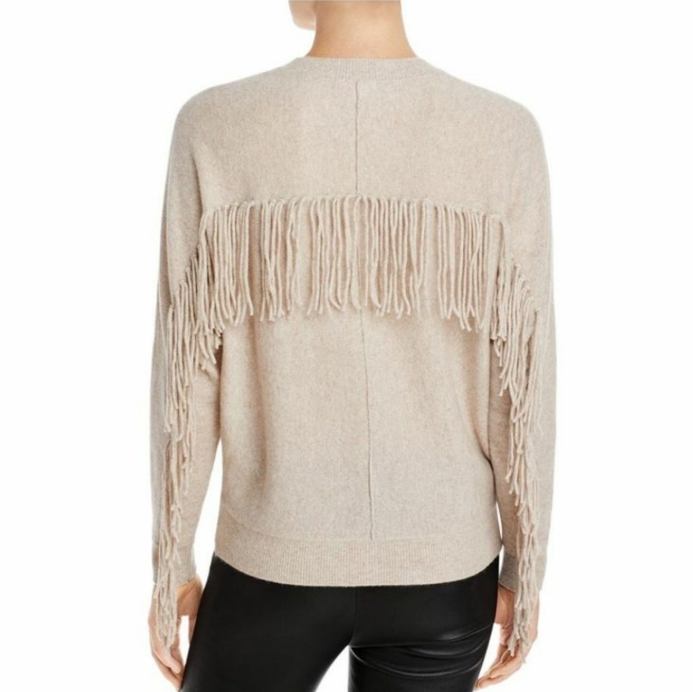 Fringe Cashmere Sweater Sz Small EUC